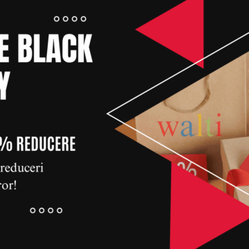 Copie a Black Modern Black Friday Sale Twitter Post Black Friday 2025 la Walti România începe mai devreme ca niciodată – reduceri între 31 octombrie și 17 noiembrie!