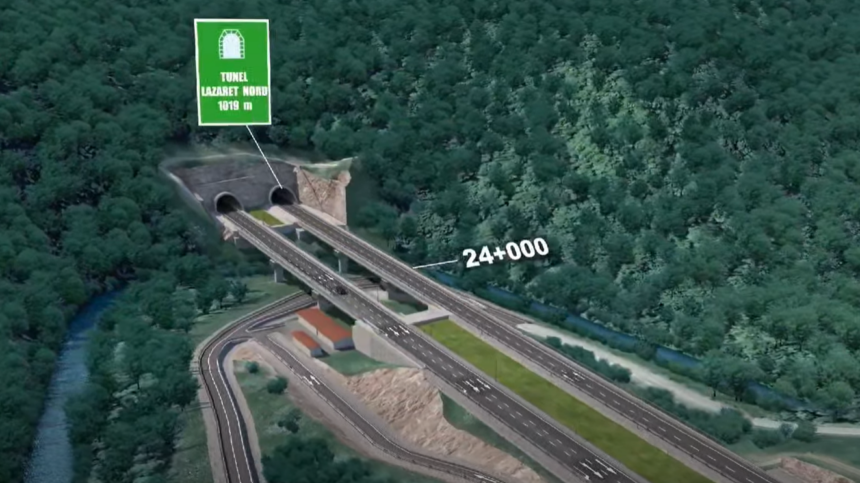 Autostrada Sibiu-Pitești: Un tronson montan impresionant, cu tuneluri și viaducte