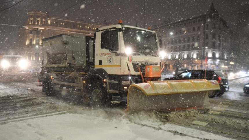 Alertă meteo în București: reapar precipitațiile, inclusiv ninsoarea