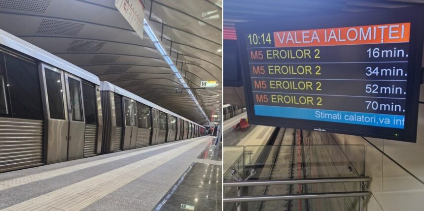 Traficul pe linia de metrou Drumul Taberei în 2025